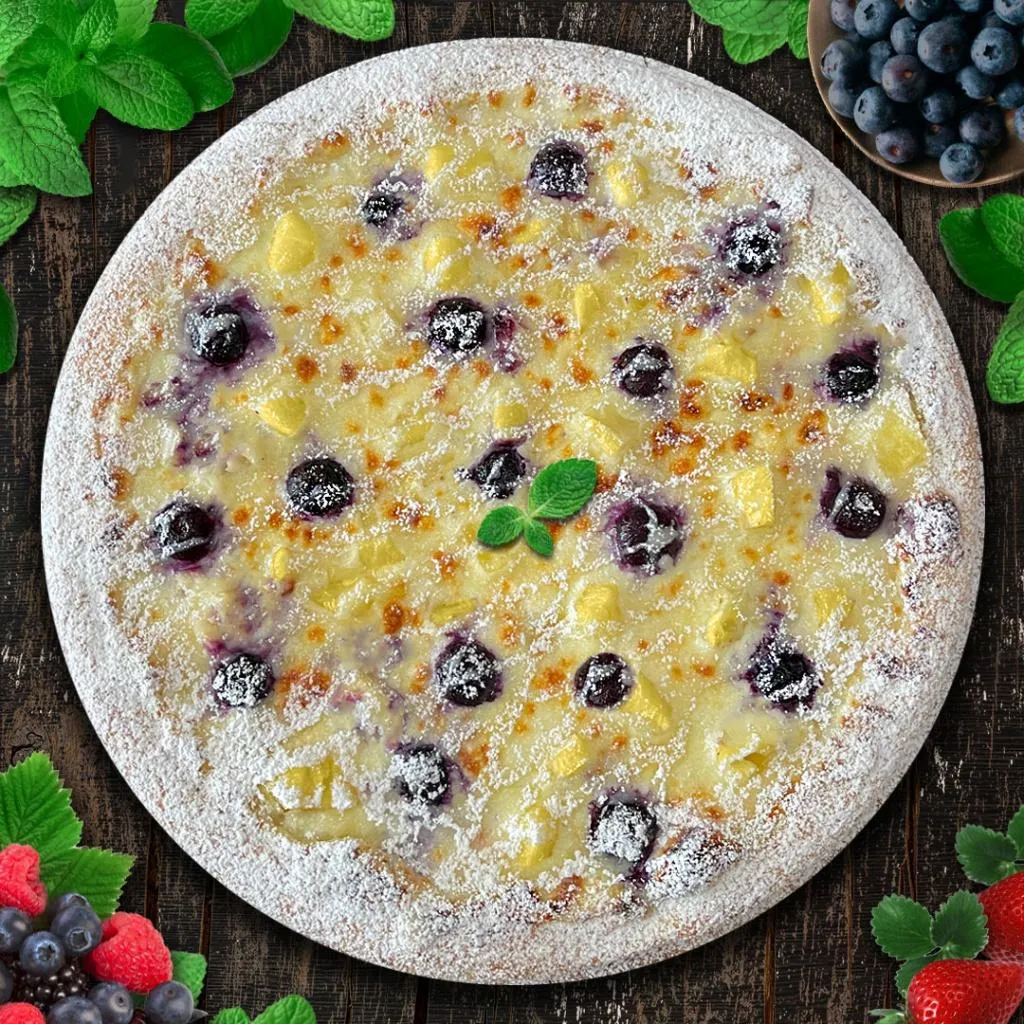 Пицца С ЧЕРНИКОЙ И АНАНАСАМИ